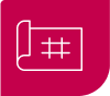 icon of layout with symbol #
