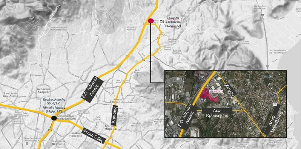 MAP AGIOS STEFANOS